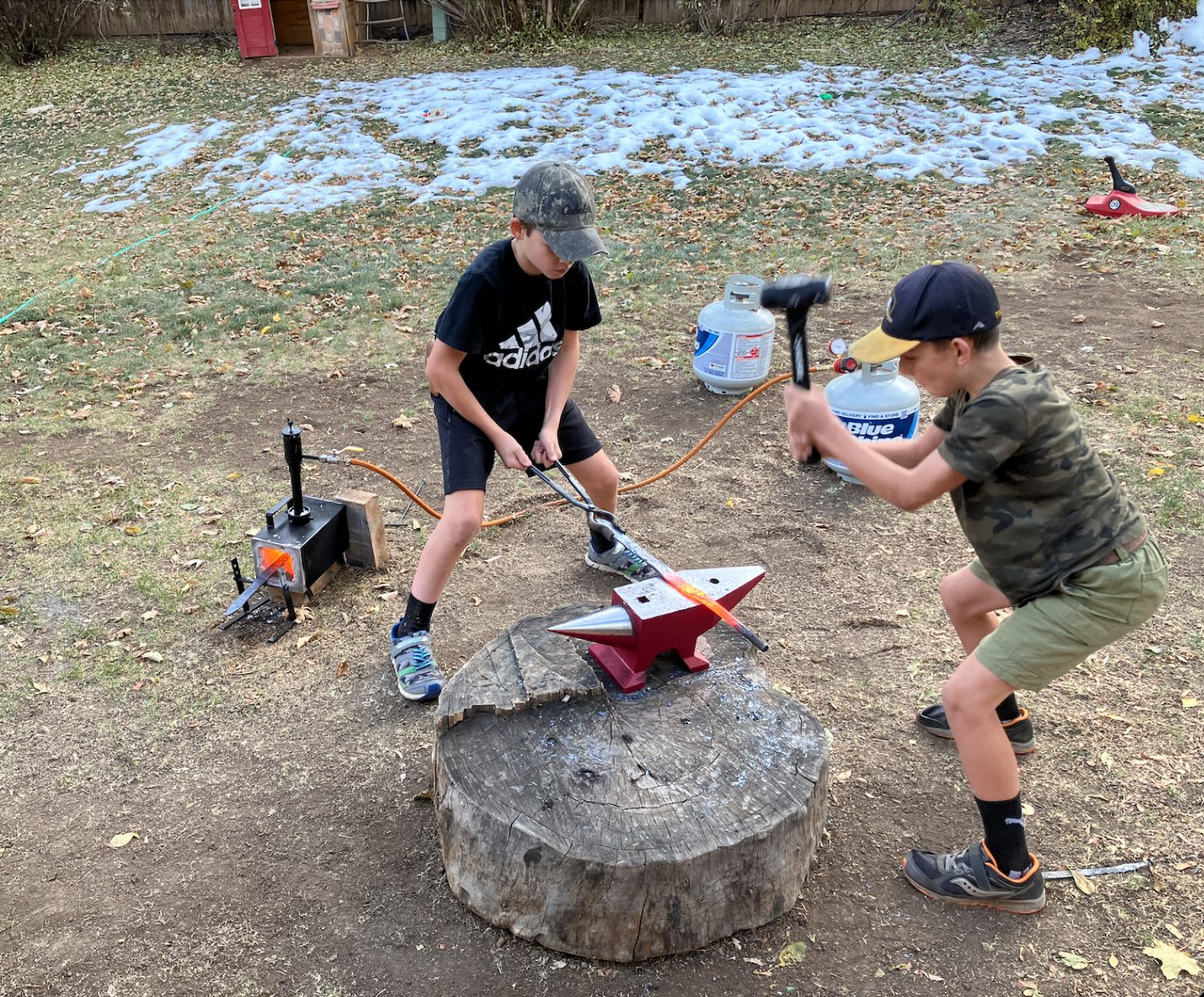 The brothers forging together